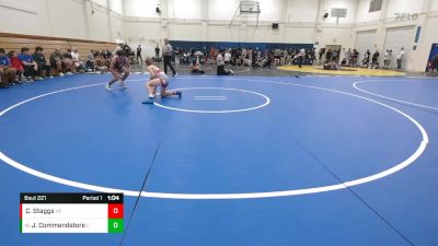 126 lbs Champ. Round 2 - Justice Commendatore, Cardinal WC vs Cael Staggs, Nevada Elite