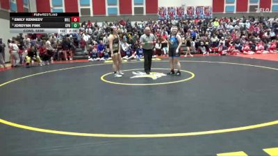 170 lbs Cons. Semi - Jordynn Fink, Center Point-Urbana vs Emily Kennedy, Bellevue