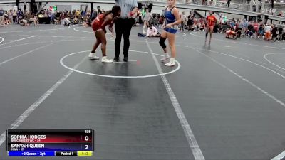 138 lbs Placement (4 Team) - Sophia Hodges, Buccaneers WC vs Sanyah Queen, MWA