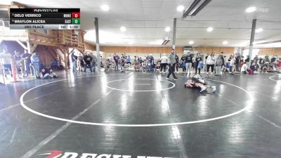 110 lbs 3rd Place - Delo Verrico, Muncy vs Braylon Alicea, East Stroudsburg