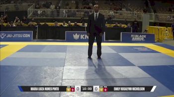 Emily Rosalynn Nicholson vs Maria Luiza Nunes Pinto 2025 Pan Jiu Jitsu IBJJF Championship