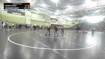 235 lbs Quarterfinal - Jacqueline Amaya, FRANKLIN vs Alissa Placido, FREMONT