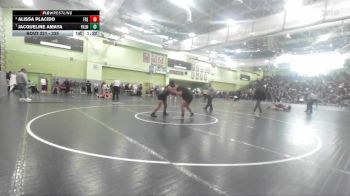 235 lbs Quarterfinal - Jacqueline Amaya, FRANKLIN vs Alissa Placido, FREMONT