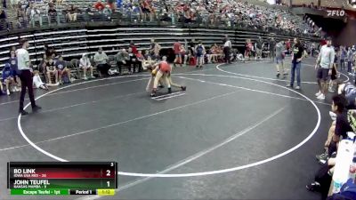 90 lbs Round 4 (6 Team) - Bo Link, Iowa USA Red vs John Teufel, Kansas Mamba