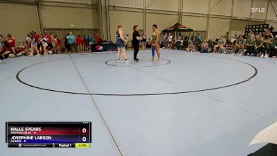 190 lbs Round 1 (8 Team) - Halle Spears, Michigan Blue vs Josephine Larson, Illinois