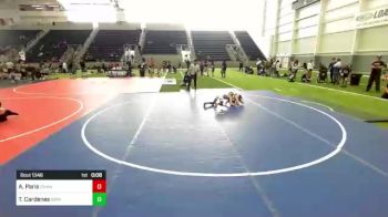 65 lbs Semifinal - Cruz Evans, Cowa vs Waylon Shroyer, Misfits