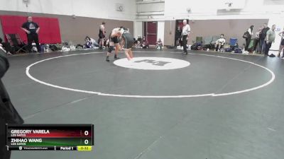 215 lbs Cons. Round 3 - Gregory Varela, Los Gatos vs Zhihao Wang, Los Gatos