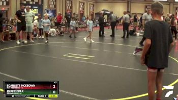 47 lbs Round 3 (4 Team) - Ryker Polk, Revival Blue vs Scarlett Mckeown, Mat Assassins