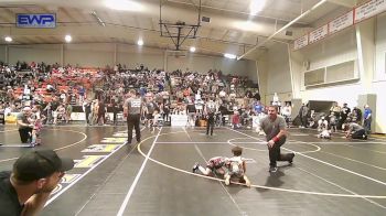 39 lbs Round Of 16 - Zoday Bearpaw, Glenpool vs Holden Barrow, Skiatook Youth Wrestling