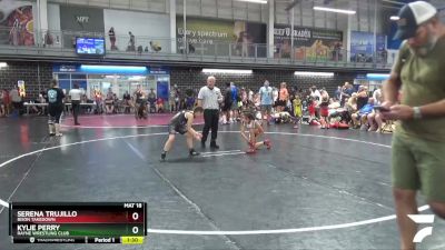 92+100 Round 1 - Kylie Perry, Rayne Wrestling Club vs Serena Trujillo, Bison Takedown