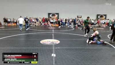 92 lbs Round 2 - Dylan Masterson, Carolina Reapers vs Jaxon Ralph, Mighty Warriors Wrestling Acad