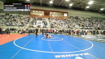U23 Women - 72 lbs Champ. Round 2 - Ja'Nya Banks, NM vs Angelina Jiang, CA