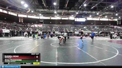 160 lbs Cons. Round 3 - Ryan Frankmore, McQueen Nevada vs Russell Noah, Tri-Valley