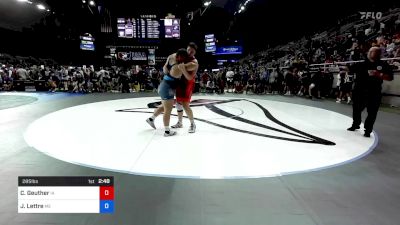 285 lbs Rnd Of 64 - Cameron Geuther, Iowa vs Jon Lettre, Maine