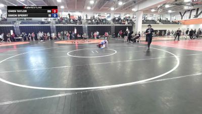 90-99 lbs Cons. Semi - Owen Taylor, SlyFox Wrestling Academy vs Simon Sperry, NW Grapplers