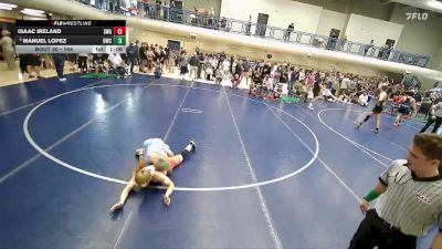 144 lbs Cons. Round 2 - Manuel Lopez, Delta Wrestling Club vs Isaac Ireland, Sanderson Wrestling Academy