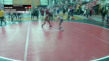 141 lbs Cons. Round 3 - Luke Cline, Unattached vs Damien Flores, Quincy