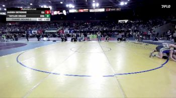 105 lbs Champ. Round 2 - Taylor Drake, Kuna vs Jaiden DeTienne, Coeur D Alene