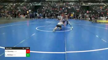 157 lbs Quarterfinal - Karson Downey, Clarinda Elite vs Logan Millikan, Pikes Peak Warrior