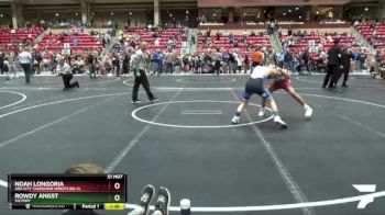 105 lbs Champ. Round 2 - Rowdy Angst, Victory vs Noah Longoria, Ark City Takedown Wrestling Cl