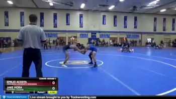 125 lbs Champ. Round 1 - Emilio Acosta, Concordia University Wisconsin vs Jake Mora, Elmhurst College