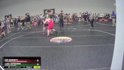 Semifinal - Coy Barnett, Tomahawk Youth Wrestling Club vs Luke Antidormi, Carolina Reapers