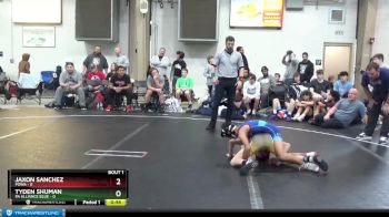 80 lbs Round 1 (8 Team) - Jaxon Sanchez, POWA vs Tyden Shuman, PA Alliance Blue