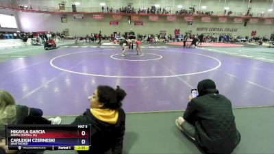 117 A Consolation 1st - Mikayla Garcia, North Central (IL) vs Carleigh Czerneski, UNATTACHED