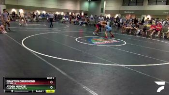 132 lbs Round 1 (6 Team) - Ayden Muncie, Terre Haute North vs Braxton Drummond, STL Red