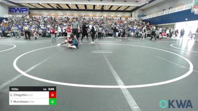 110 lbs Consi Of 8 #2 - Cooper Chagollia, Blue Devil Wrestling vs Tytus Murchison, Standfast OKC