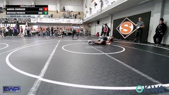 160 lbs 2nd Place - Jarius Johnson, Pitbull Wrestling Academy vs Bryson Petros, Red Ryder Wrestling Club