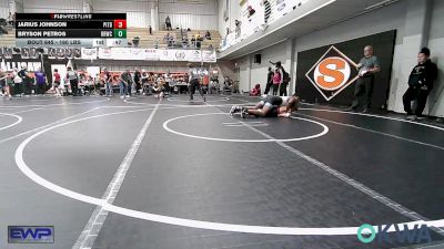 160 lbs 2nd Place - Jarius Johnson, Pitbull Wrestling Academy vs Bryson Petros, Red Ryder Wrestling Club