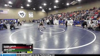 126 lbs Cons. Round 2 - Aidan Maples, San Luis Obispo vs Oliver Caputo, Newbury Park