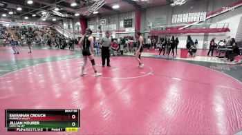 120 lbs Champ. Round 1 - Jillian Mourer, Capo Valley vs Savannah Crouch, Murrieta Valley