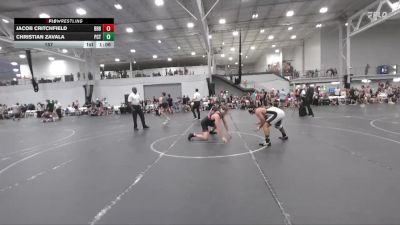 157 lbs Round 2 (6 Team) - Jacob Critchfield, Barn Brothers BlueWave vs Christian Zavala, Palm City Thundercats