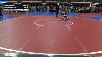 123 lbs Cons. Round 3 - Kohen Hedge, Team Real Life vs Tatum Branson, Thunder Basin High School
