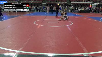 123 lbs Cons. Round 3 - Kohen Hedge, Team Real Life vs Tatum Branson, Thunder Basin High School