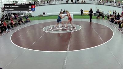 135 lbs Ruby Dominguez, California Blue vs Piper Pike, California Red