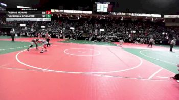 86 lbs Quarterfinal - Esmae Morris, DONA vs Kyrianna Robinette, EMPA