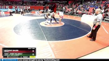 1A 157 lbs Cons. Round 1 - Anthony Bauer, Oregon vs Tony Jones-Blakely, Chicago (C. Hope Academy)