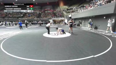 217 lbs Consi Of 8 #1 - Aurelio Castro, Central vs Zachary Sendejas, Righetti