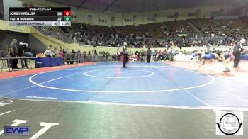 84 lbs Quarterfinal - Jordyn Roller, Bixby JH Girls vs Faith Bushor, Lawton IKE