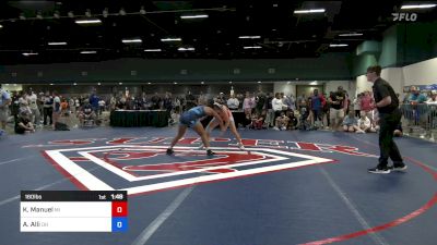 160 lbs Final - Kaili Manuel, MI vs Alexandria Alli, OH