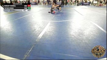 43 lbs Rr Rnd 1 - Harley Howell, Henryetta Knights Wrestling Club vs Tatum Jones, Ponca City Wildcat Wrestling