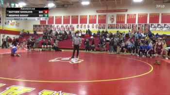 106 lbs Champ. Round 1 - Matthew Goodlove, Mount Vernon vs Memphis Bishop, Benton Community