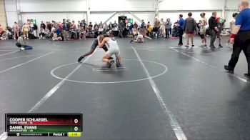 120 lbs Round 5 (8 Team) - Cooper Schlaegel, Terps Xtreme vs Daniel Evans, Headhunters