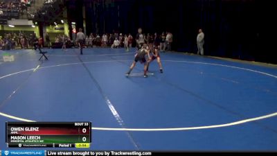 65 lbs Quarterfinal - Mason Leech, Immortal Athletics WC vs Owen Glenz, ANML