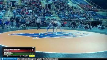 145 lbs Cons. Round 2 - Eric Chea, Jamestown vs Dylan Kostelecky, Bismarck