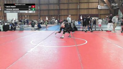 120 lbs Semifinal - Nick Perry, Little Falls vs Rowan Brown, D3 / Cooperstown