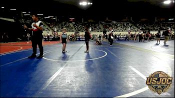 100 lbs Rr Rnd 2 - Elizabeth Thompson, Team Of Hard Knox vs Lyncoln Myers, Amped Wrestling Club